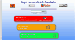 Desktop Screenshot of grandzebu.net